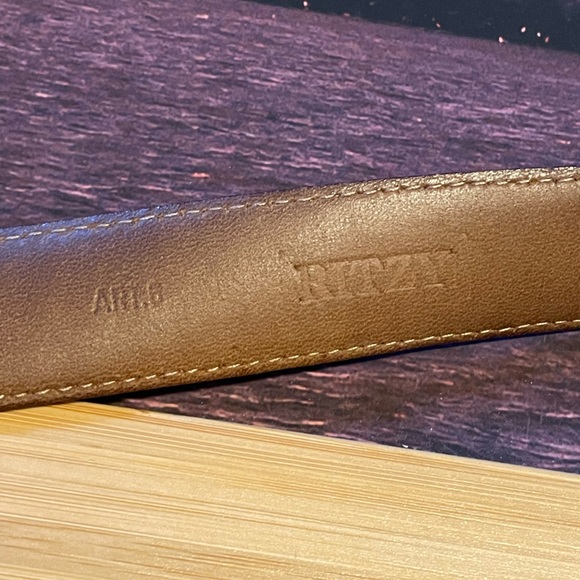 Patterned Brown Belt - Picture 3 of 4